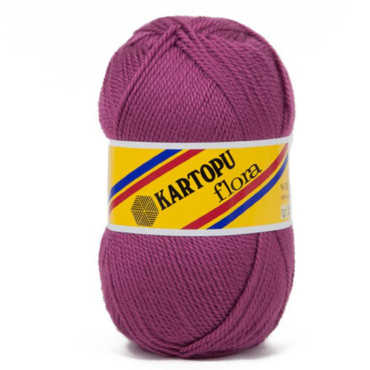 Kartopu Flora Knitting Yarn, Purple - K736