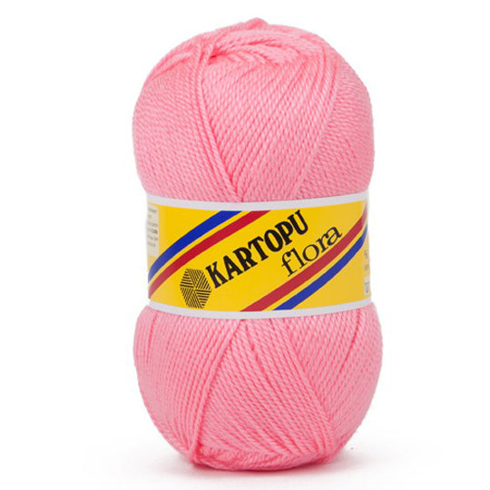 Kartopu Flora Knitting Yarn, Pink - K792