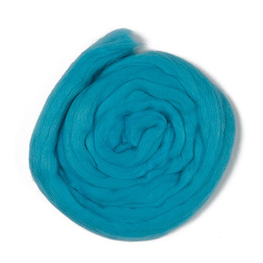 Kartopu Natural Wool Roving Felt, Blue - K515