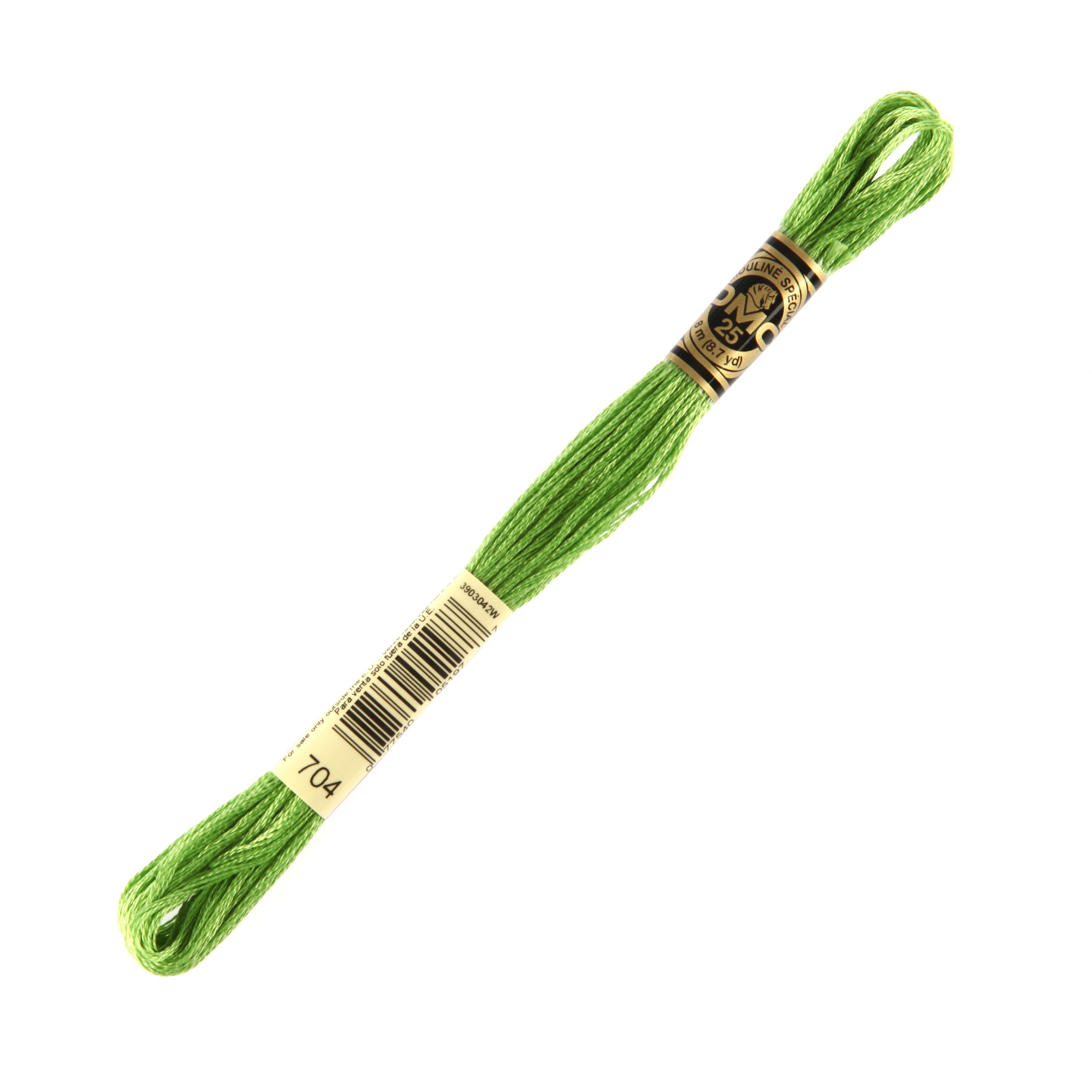 DMC Mouline Special 8 m Embroidery Thread, Green - 704