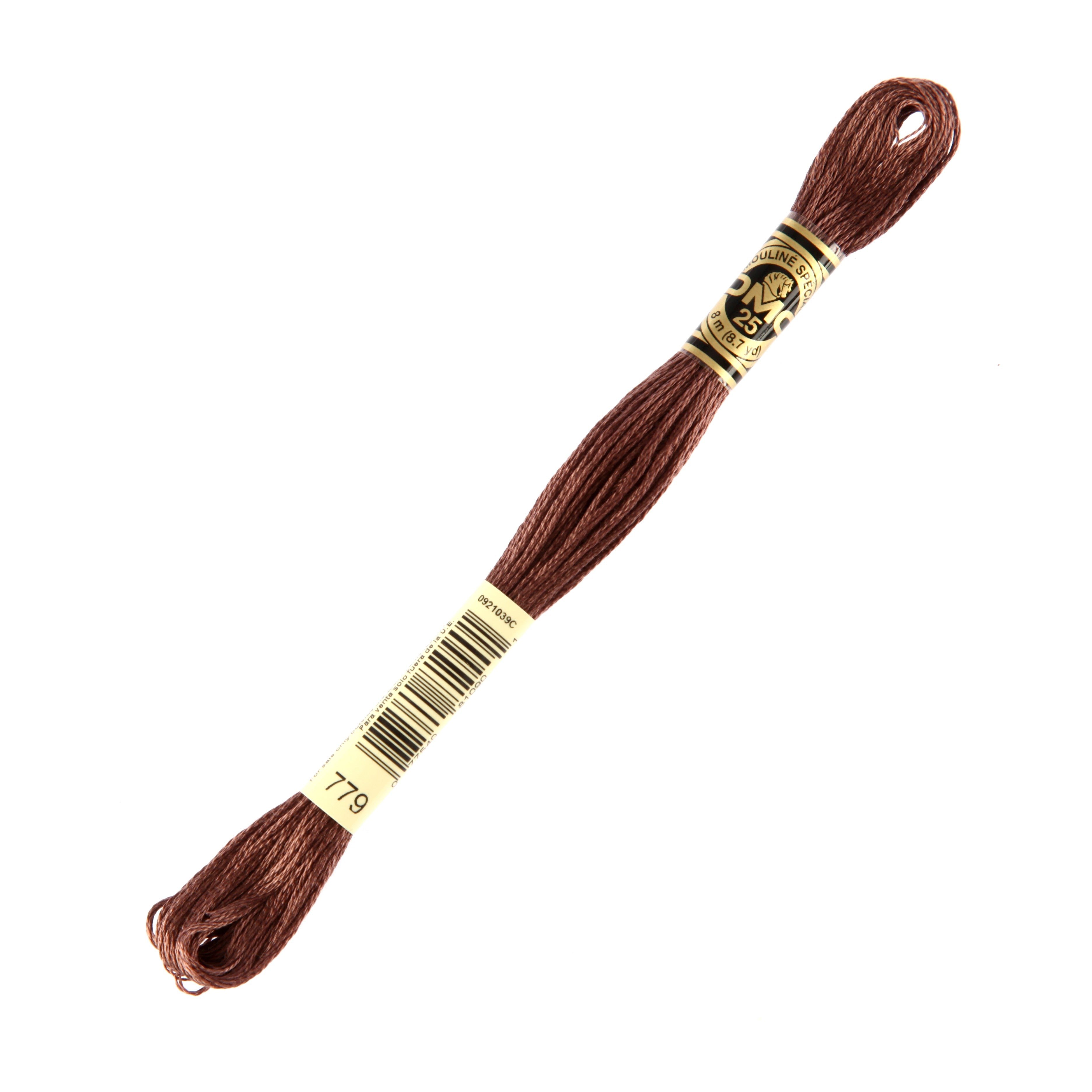 DMC Mouline Special 8 m Embroidery Thread, Brown - 779