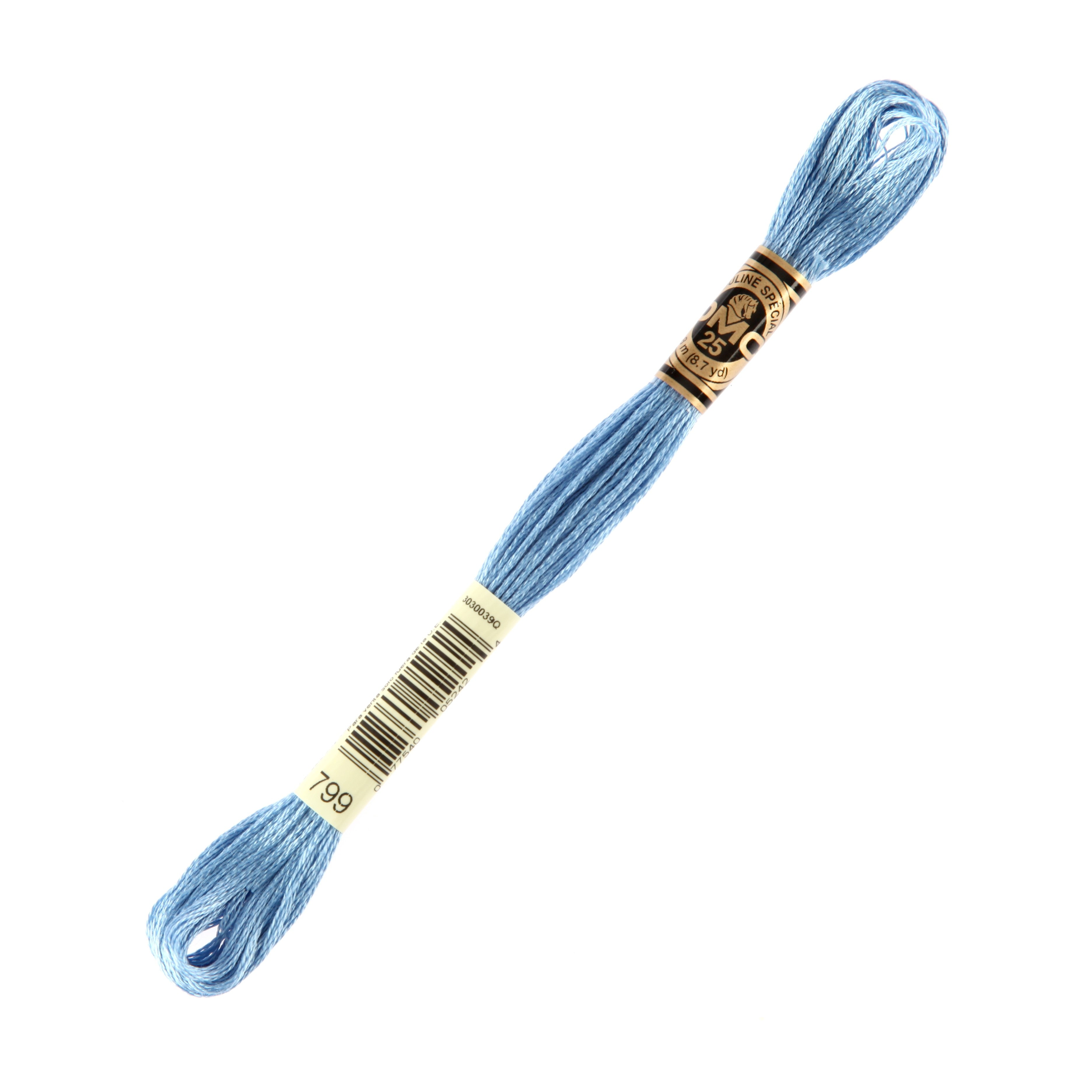 DMC Mouline Special 8 m Embroidery Thread, Blue - 799