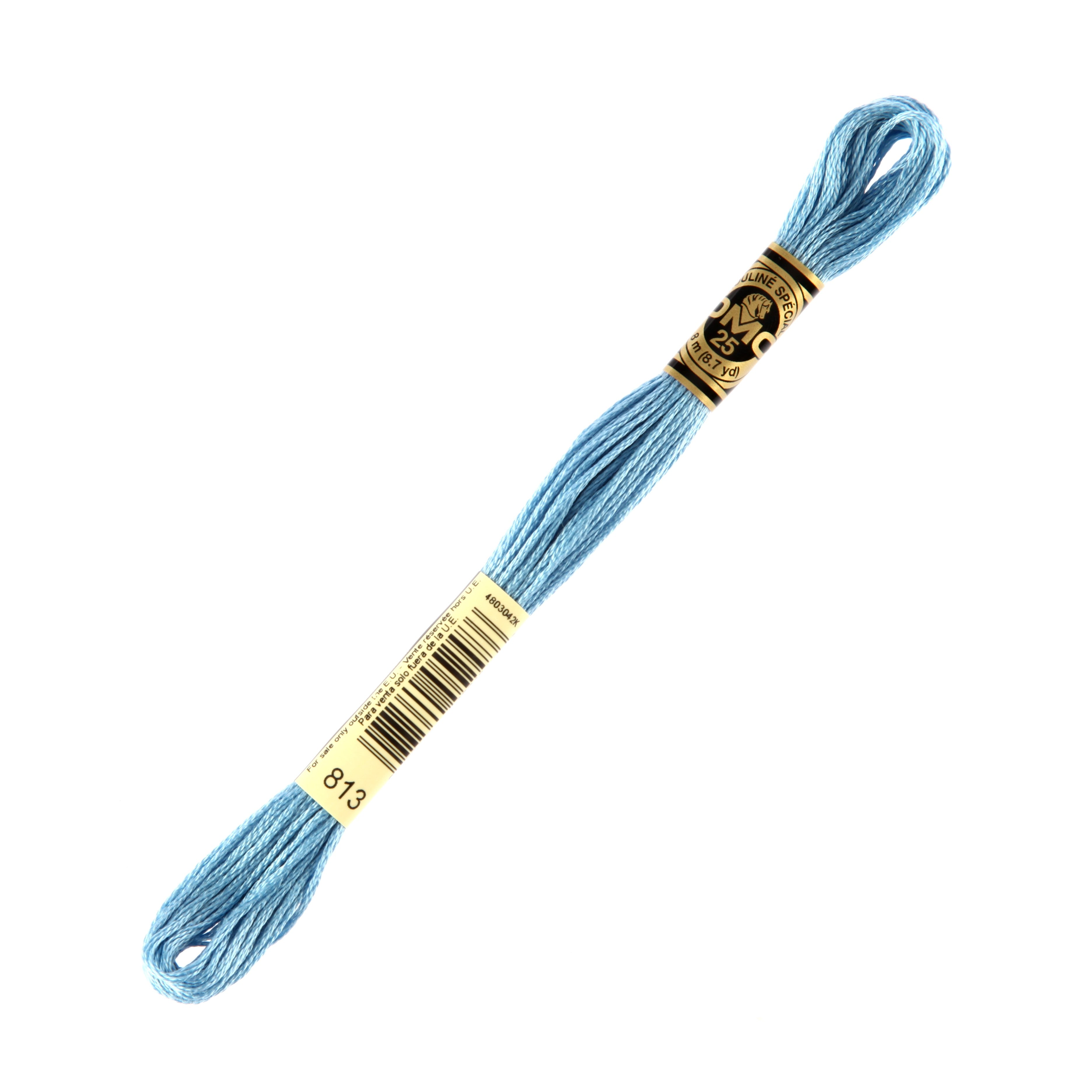 DMC Mouline Special 8 m Embroidery Thread, Blue - 813