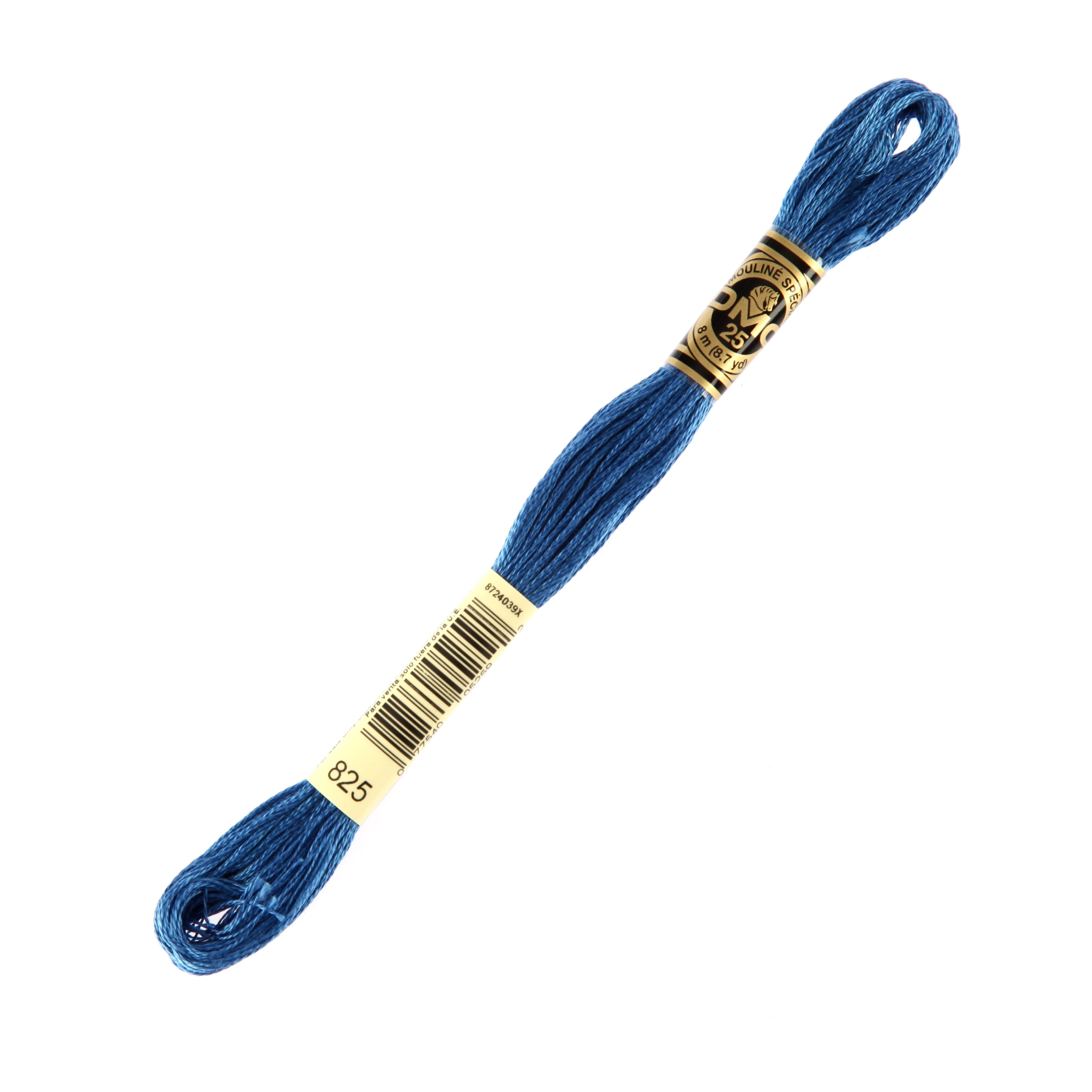 DMC Mouline Special 8 m Embroidery Thread, Navy Blue - 825