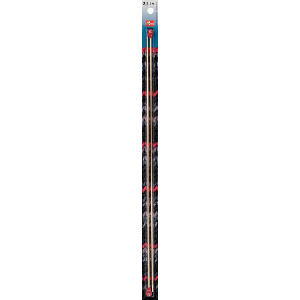 PRYM 2.5mm 40 cm Aluminium with knob Knitting Needles - 171305