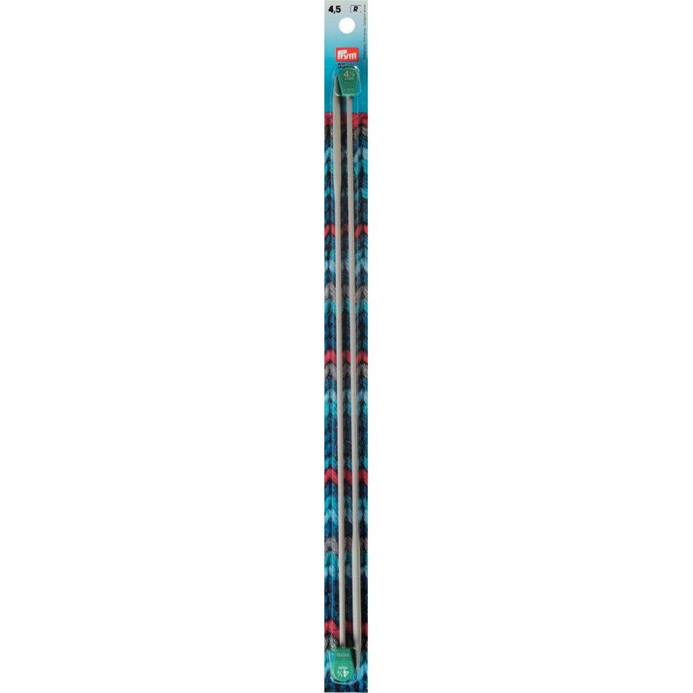 PRYM Quick Knit 4.5mm 35cm Knitting Needles with Knob - 191522