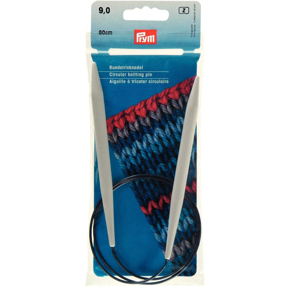 PRYM 9 mm 80 cm Aluminium Circular Knitting Needle - 211180