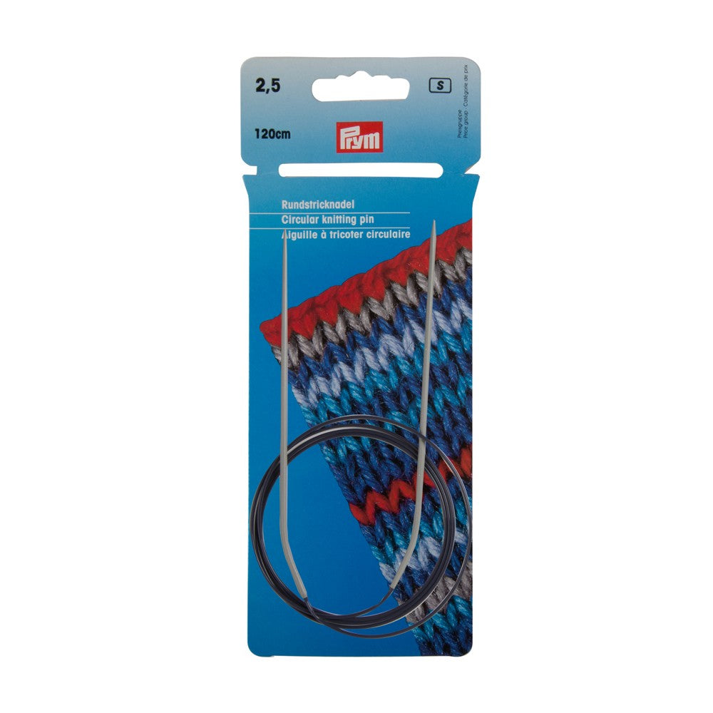 PRYM 2.5 mm 120 cm Aluminium Circular Knitting Needle -211223