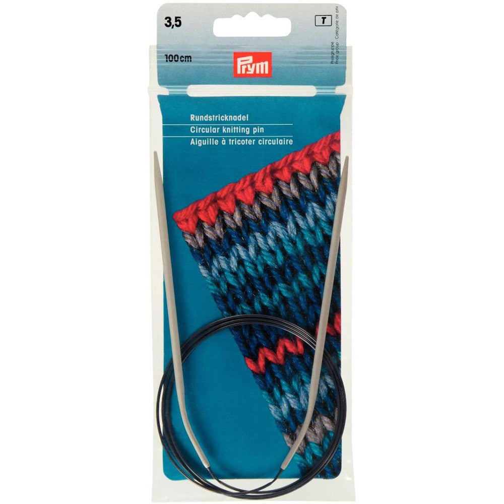 PRYM 3.5 mm 100 cm Aluminium Circular Knitting Needle- 211251