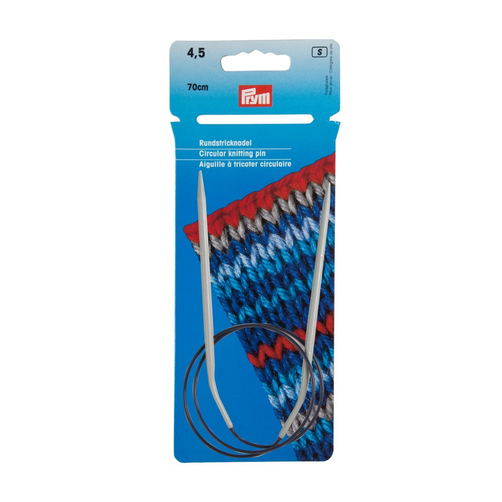 PRYM 4.5 mm 70 cm Aluminium Circular Knitting Needle - 211278
