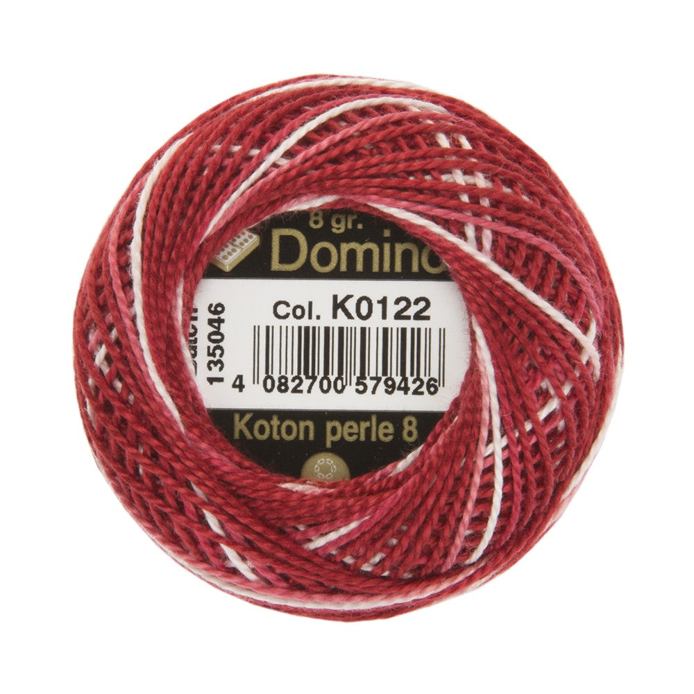Domino Cotton Perle Size 8 Embroidery Thread (8 g), Variegated - 4598008-K0122