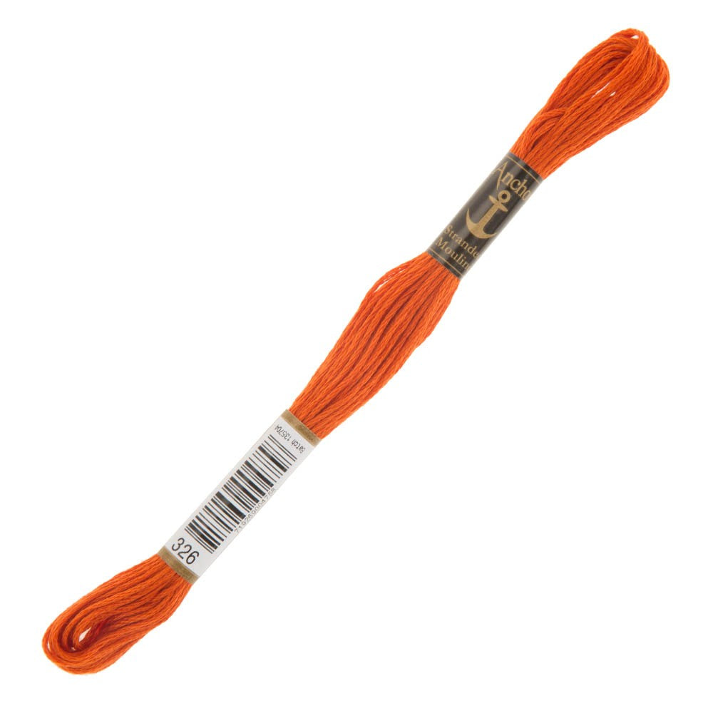 326: Anchor Stranded Mouline Cotton Skein - 8m 326: Anchor Stranded Mouline Cotton Skein - 8m