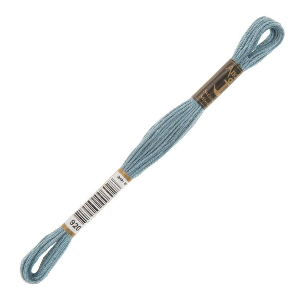 Stranded Embroidery Threads Anchor Stranded Mouline Embroidery Thread, 8m, Blue - 0920