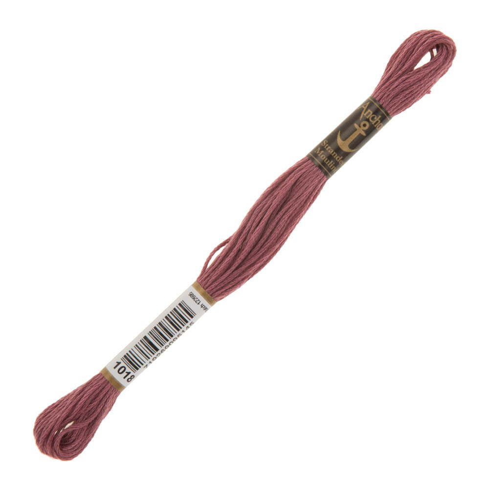 Stranded Embroidery Threads Anchor Stranded Mouline Embroidery Thread, 8m, Purple - 1018
