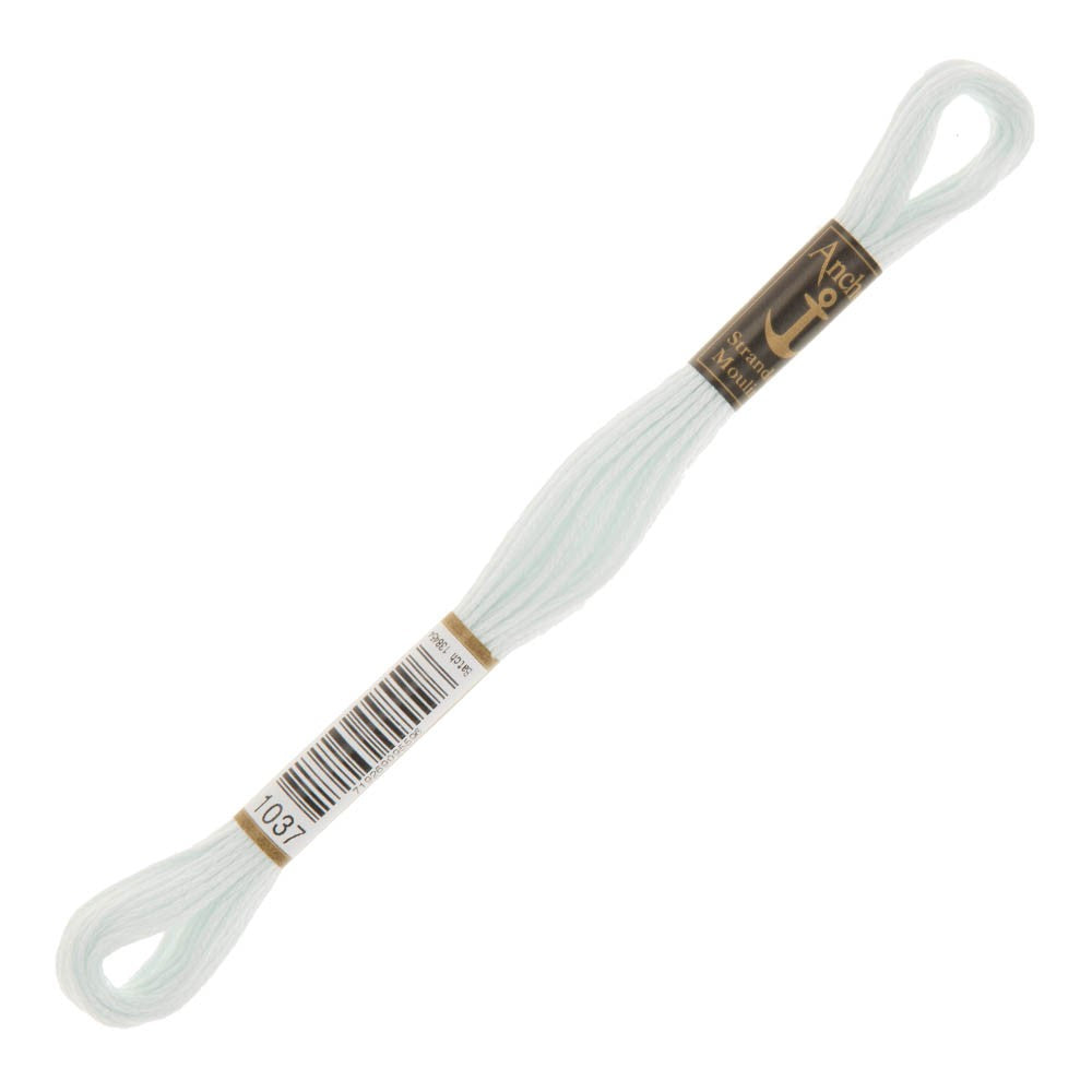 Anchor Stranded Mouline Embroidery Thread, 8m, White - 1037