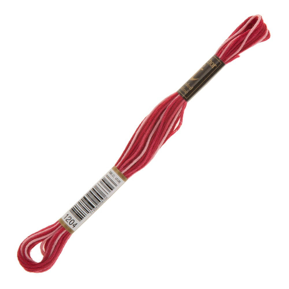 Stranded Embroidery Threads Anchor Stranded Mouline Embroidery Thread, 8m, Variegated - 1204