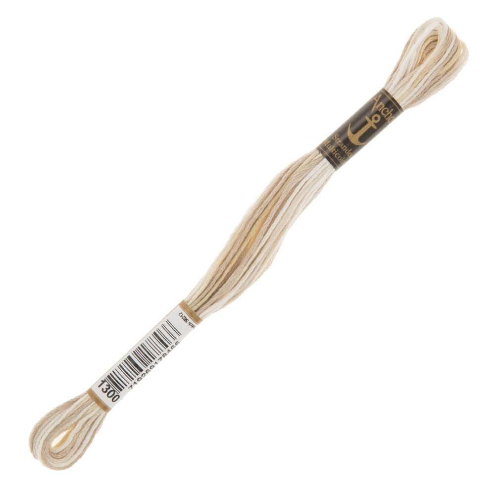 Anchor Stranded Mouline Embroidery Thread, 8m, Variegated  - 1300
