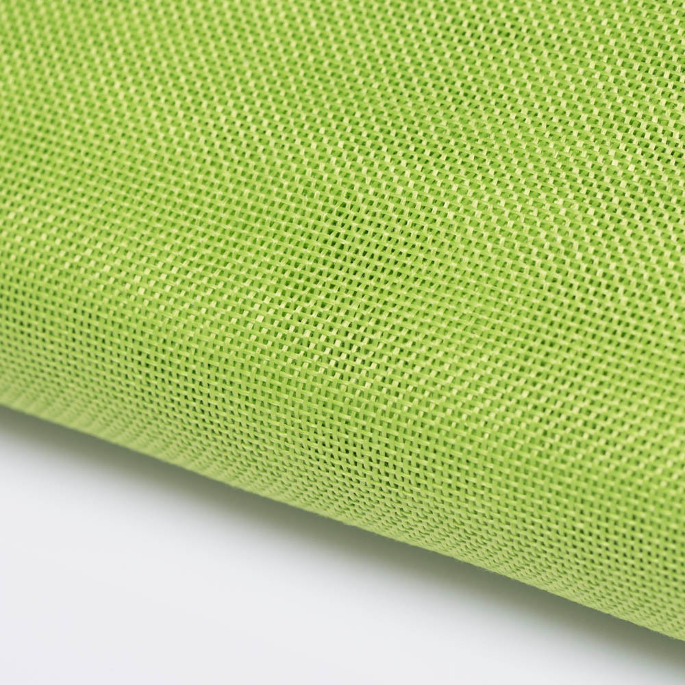 La Mia 100 cm x 1 m Jute Fabric, Apple Green - J34