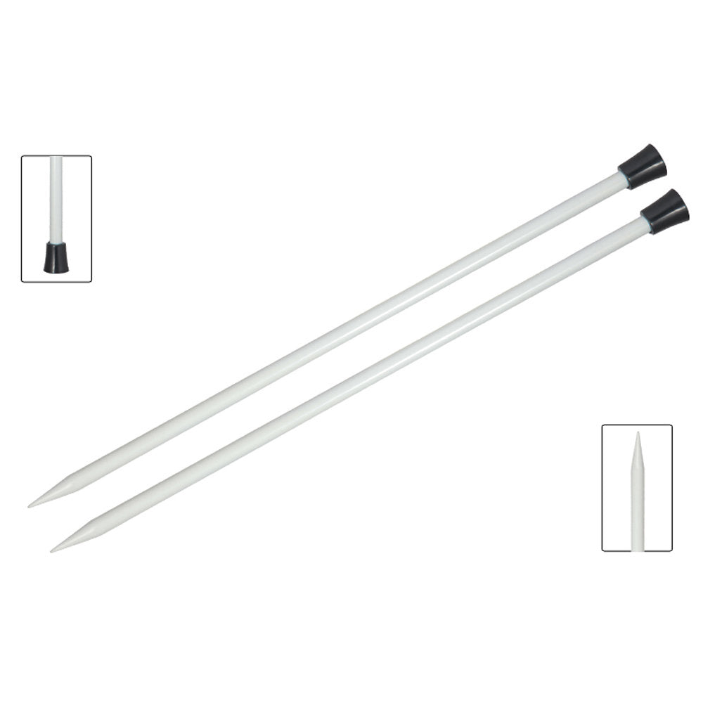KnitPro Basix Aluminium 2 mm 35 cm Single Pointed Needles - 45261