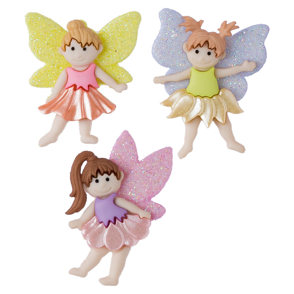 Dress It Up Creative Button Assortment, Flower Fairies - 7022