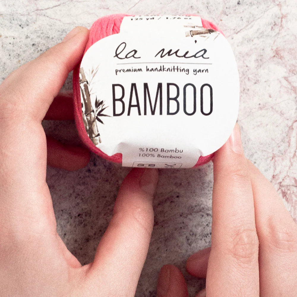 La Mia Bamboo Yarn, White - L001