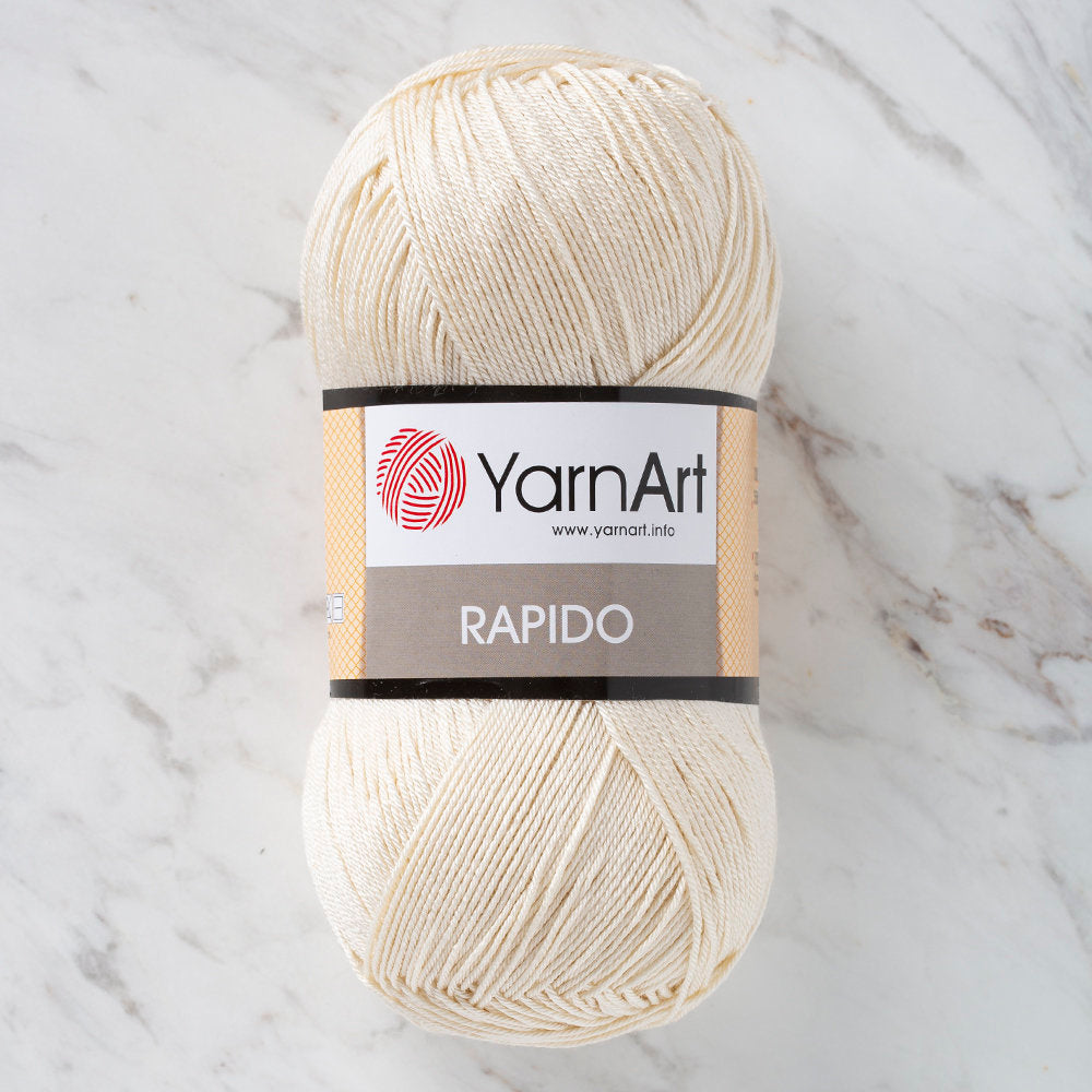YarnArt Rapido Knitting Yarn, Cream - 673