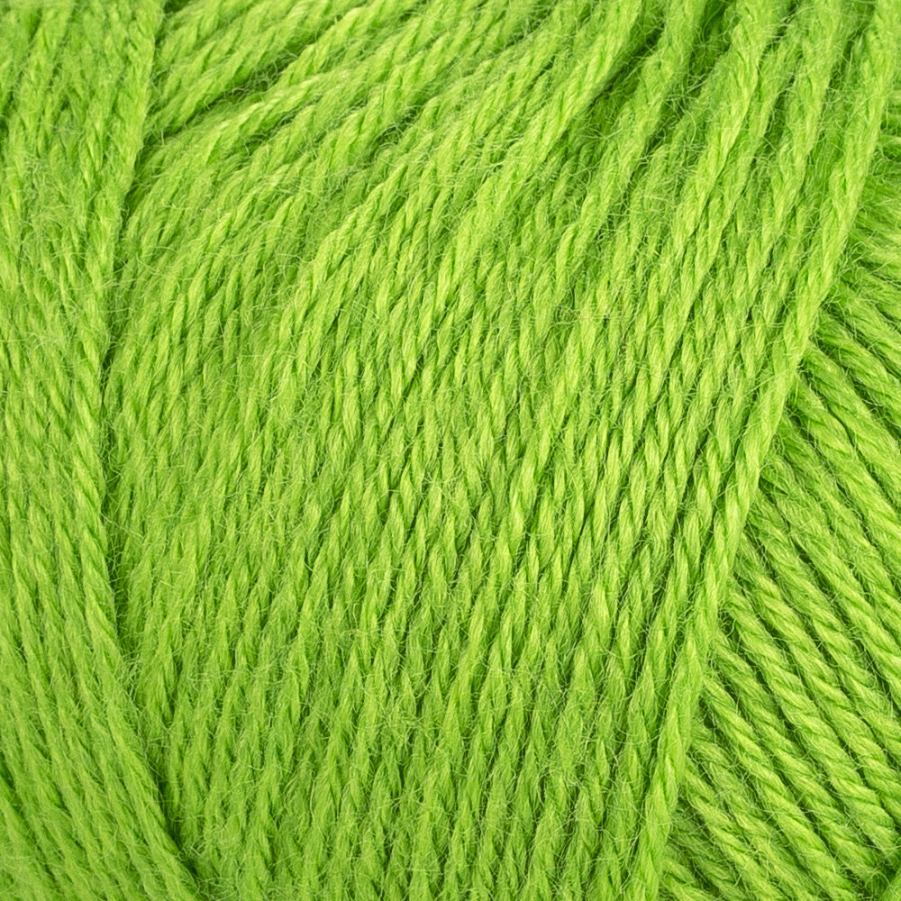 Gazzal Baby Wool Knitting Yarn, Green - 821