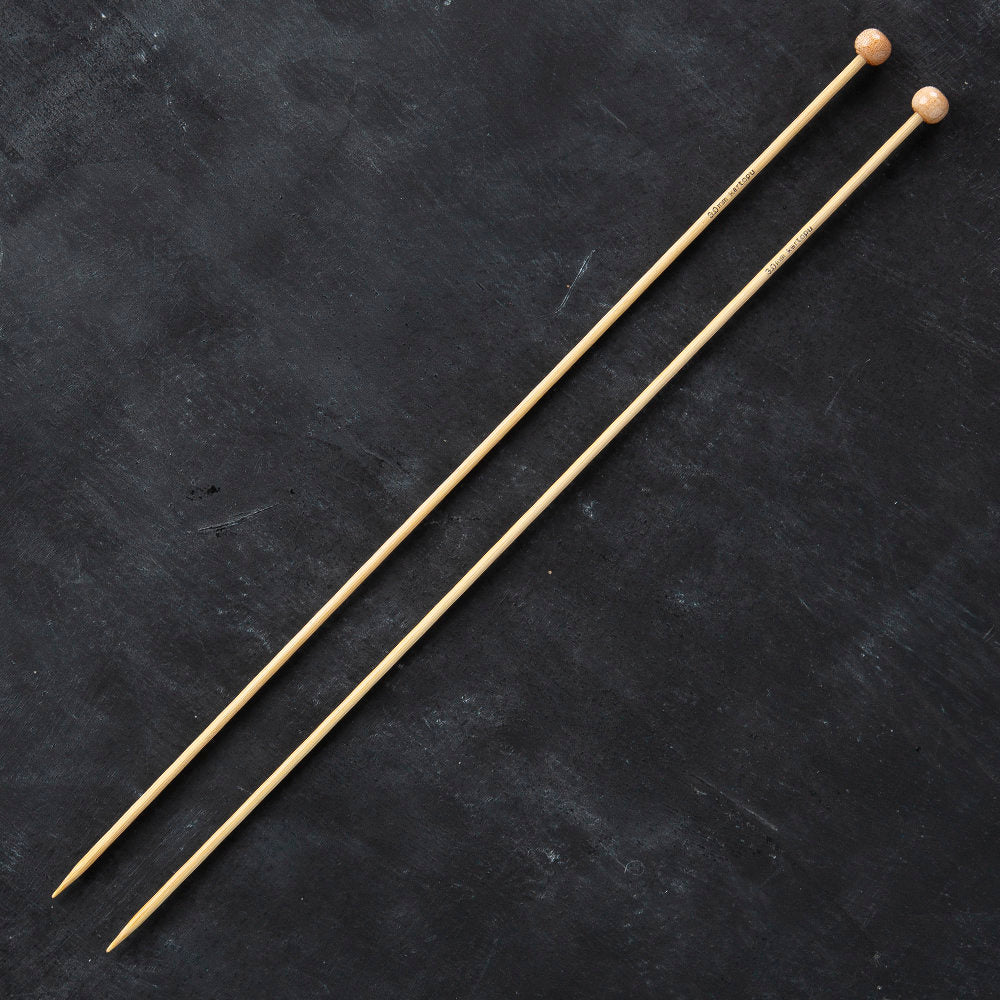 Kartopu Bamboo 33 cm 3 mm Bamboo Knitting Needles