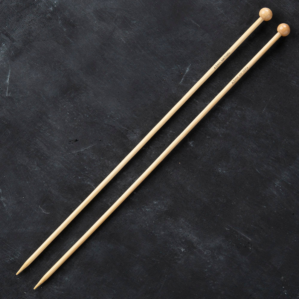 Kartopu Bamboo 33 cm 4.5 mm Bamboo Knitting Needles