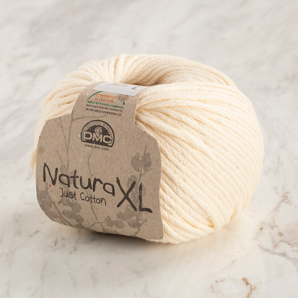 DMC Natura Just Cotton XL Yarn, Cream - 3