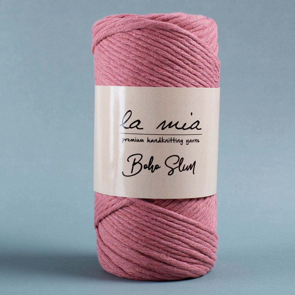 La Mia Boho Slim Yarn, Dusty Rose - L090