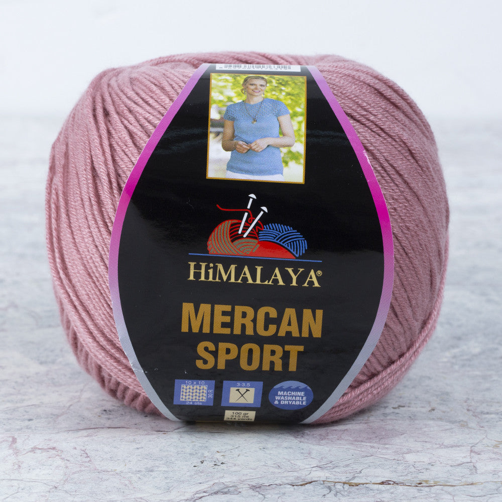 Himalaya Mercan Sport Yarn, Dusty Rose - 101-45
