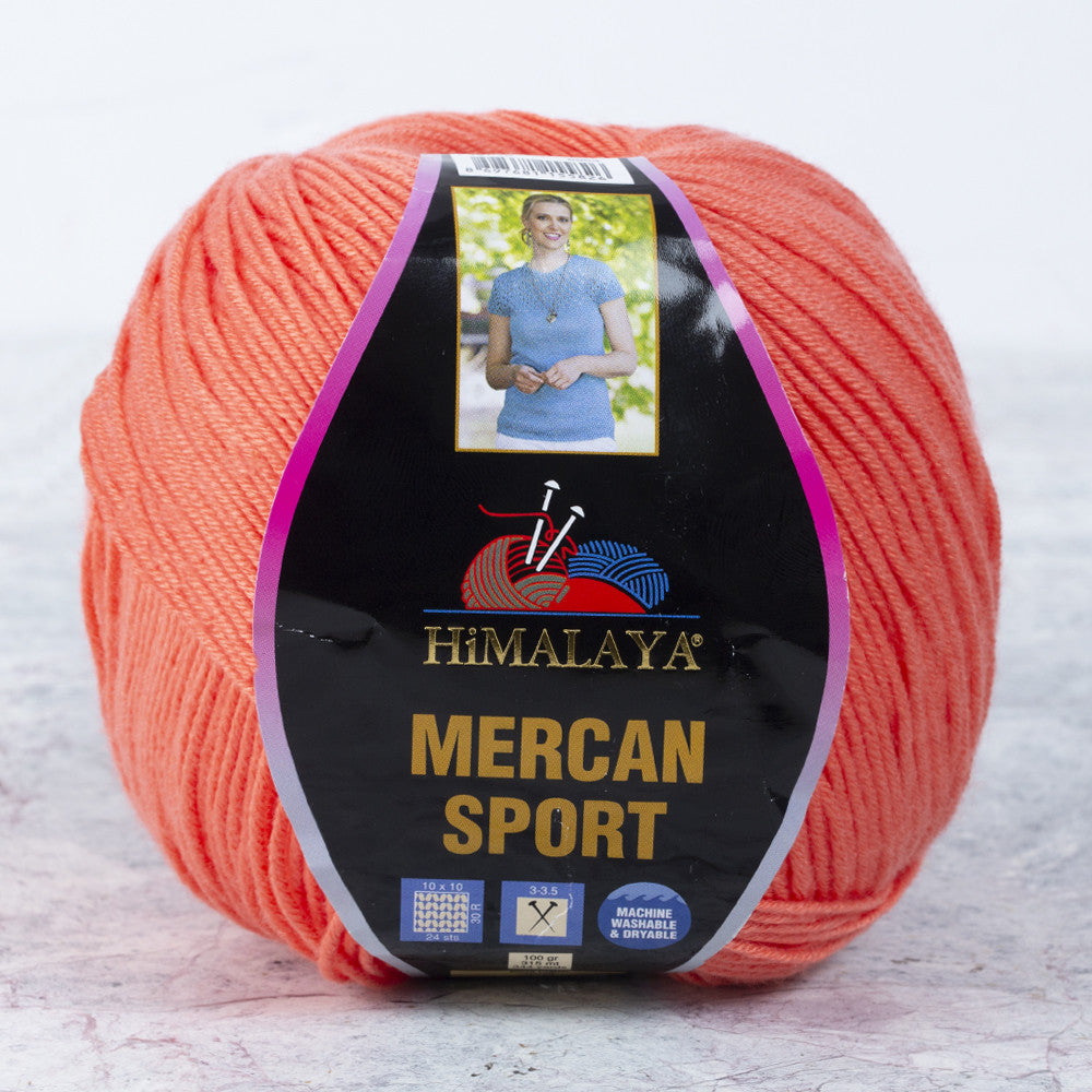 Himalaya Mercan Sport Yarn, Vermilion - 101-10