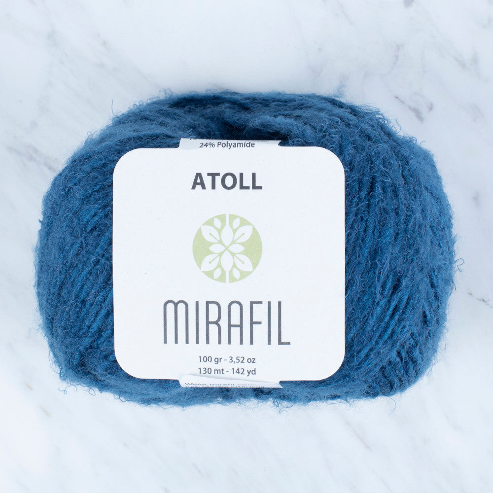 Mirafil Atoll Yarn, Petrol Blue - 03