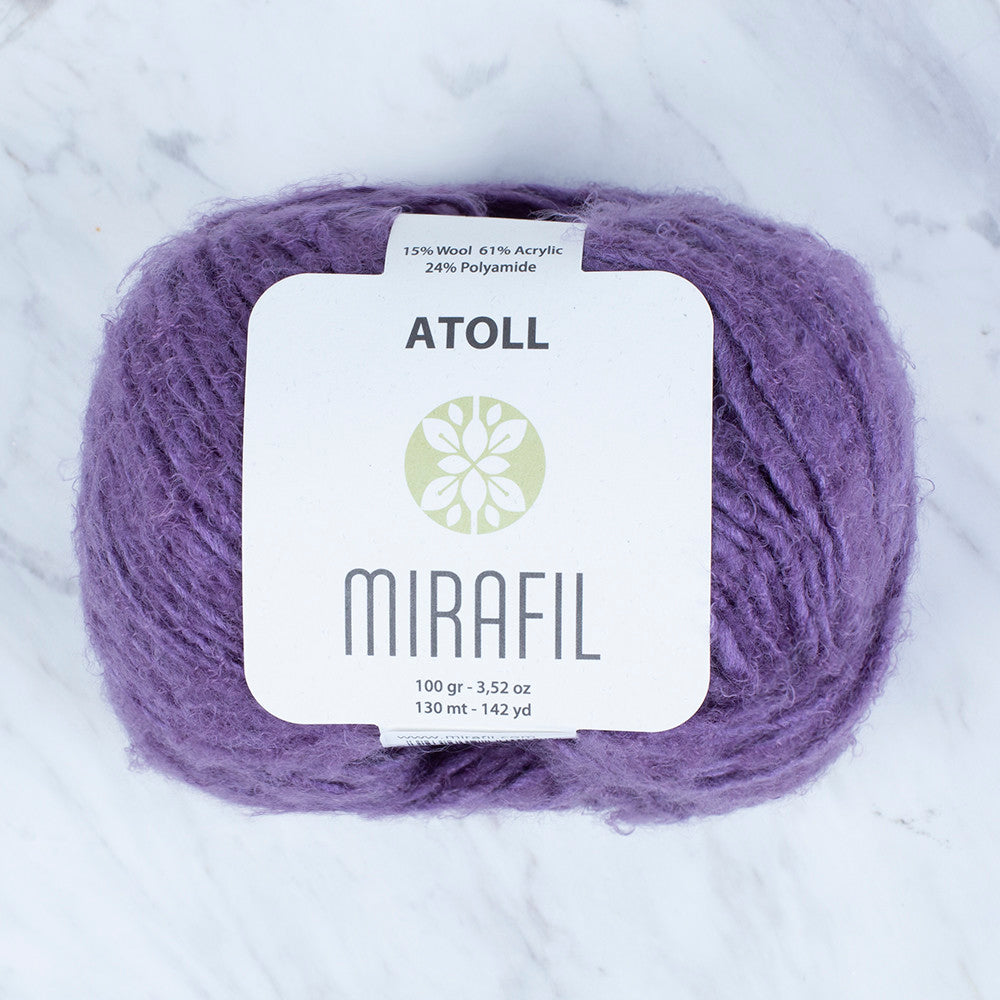 Mirafil Atoll Yarn, Purple - 4