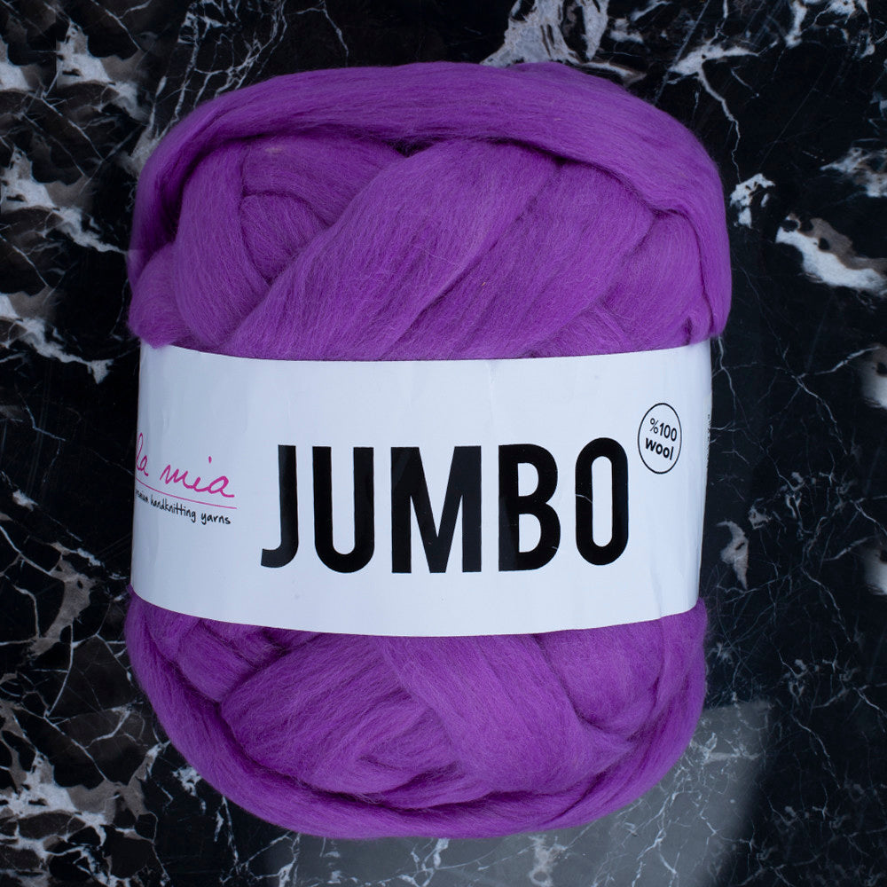 La Mia  Jumbo Merino Wool, Purple - J6