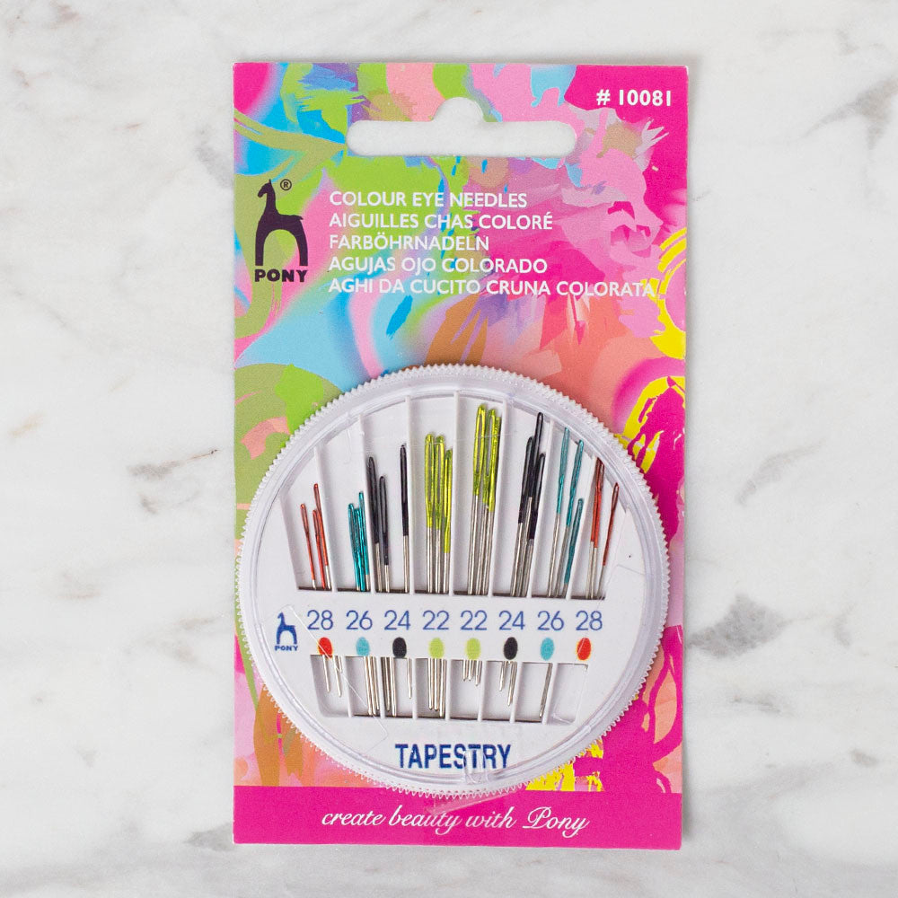 Pony Color Tapestry Needle Set - 10081
