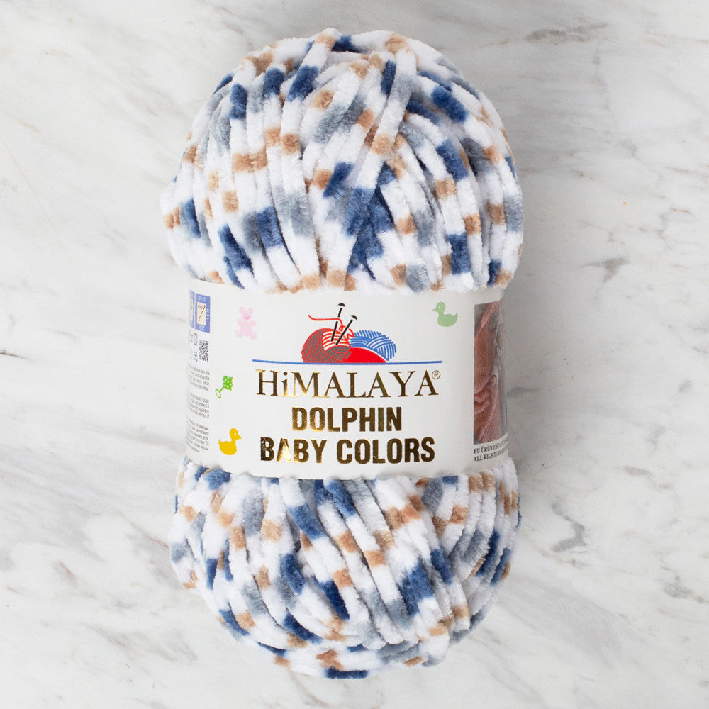 Himalaya Dolphin Baby Colors Chenille Yarn, Variegated - 80423