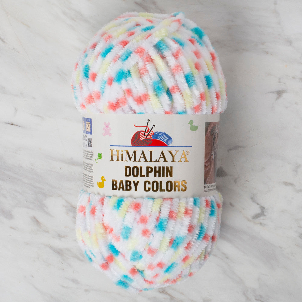 Himalaya Dolphin Baby Colors Chenille Yarn, Variegated - 80415