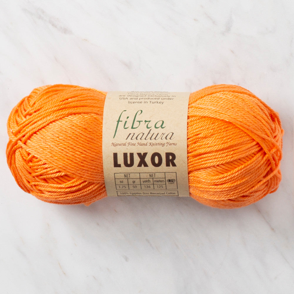 Fibra Natura Luxor Yarn, Orange - 105-37