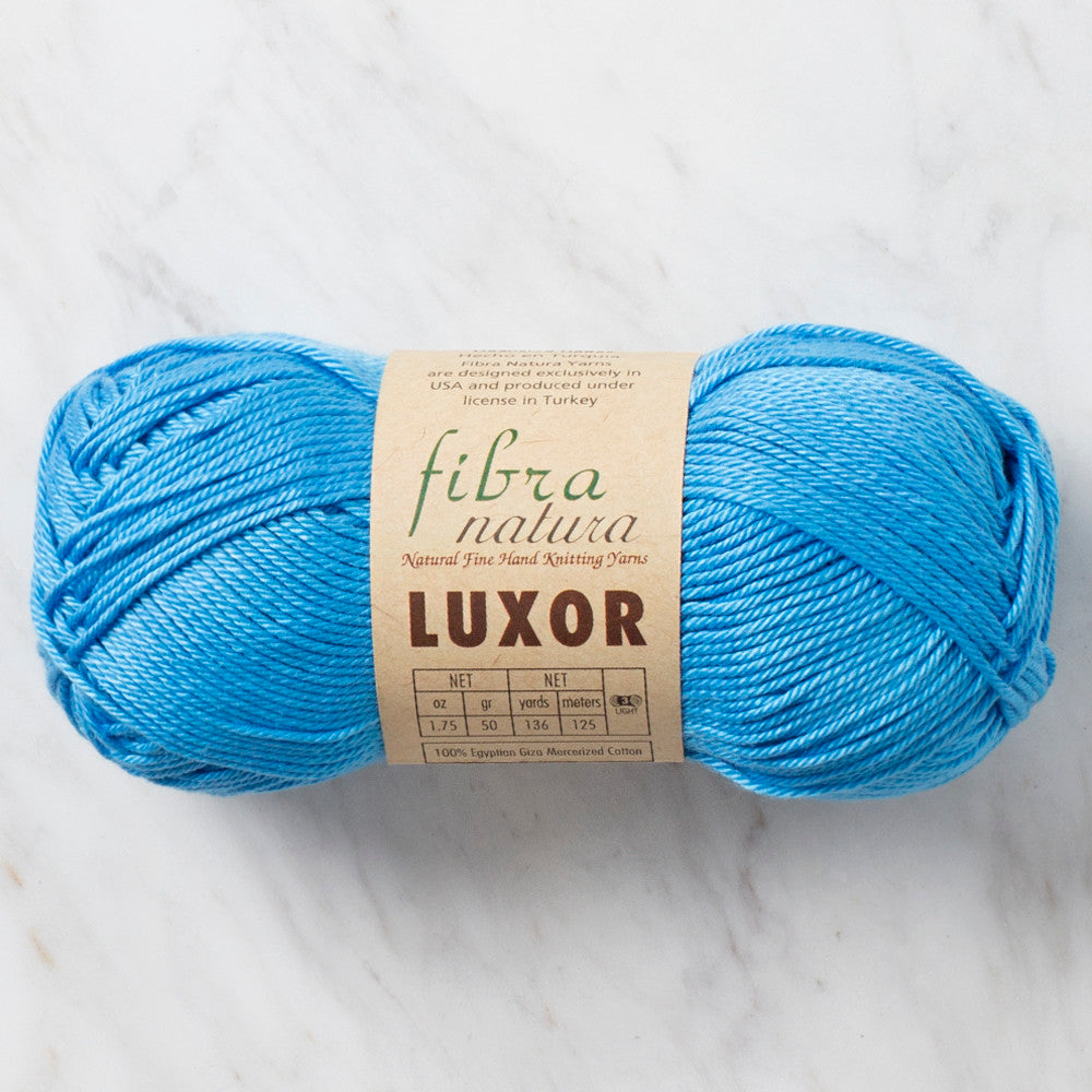 Fibra Natura Luxor Yarn, Blue - 105-38