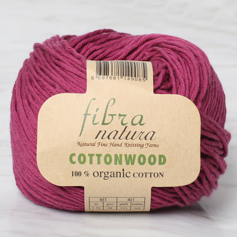 Fibra Natura Cottonwood Yarn, Fuchsia - 41126