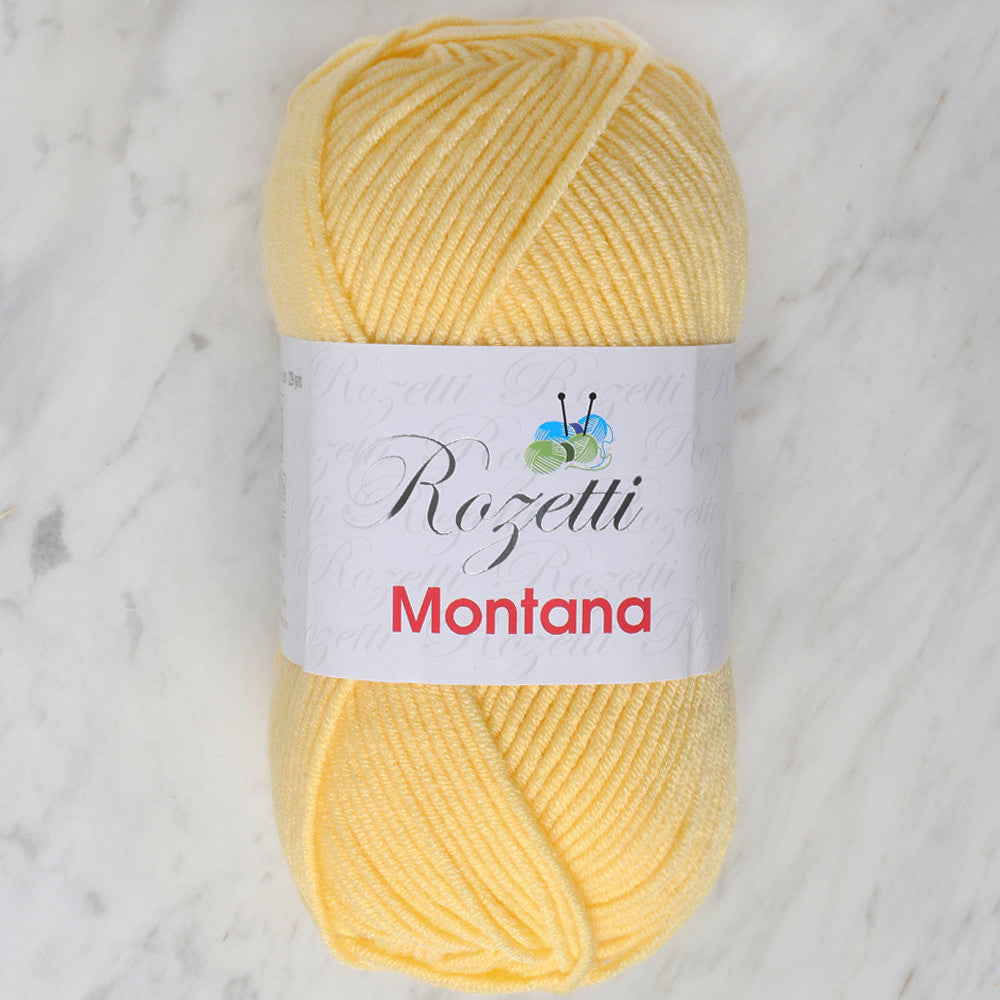 Rozetti Montana Knitting Yarn, Yellow - 155-38