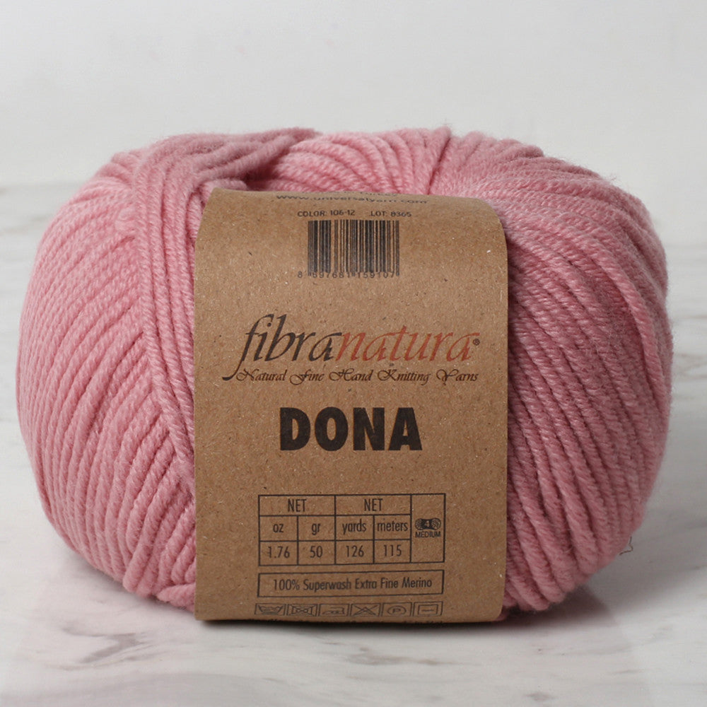 Fibra Natura Dona Yarn, Light Pink - 106-12