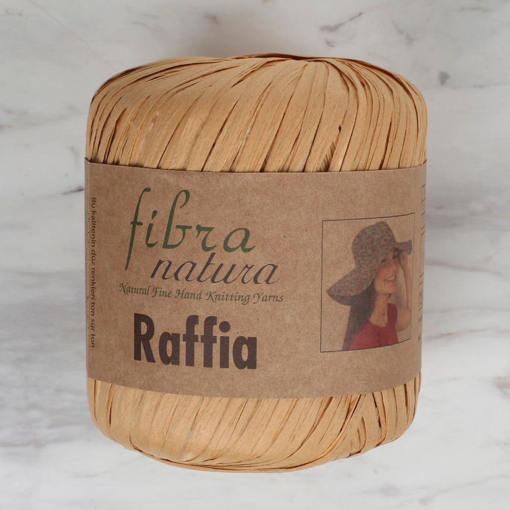 Fibra Natura 40 g Raffia Paper Yarn, Beige - 116-22