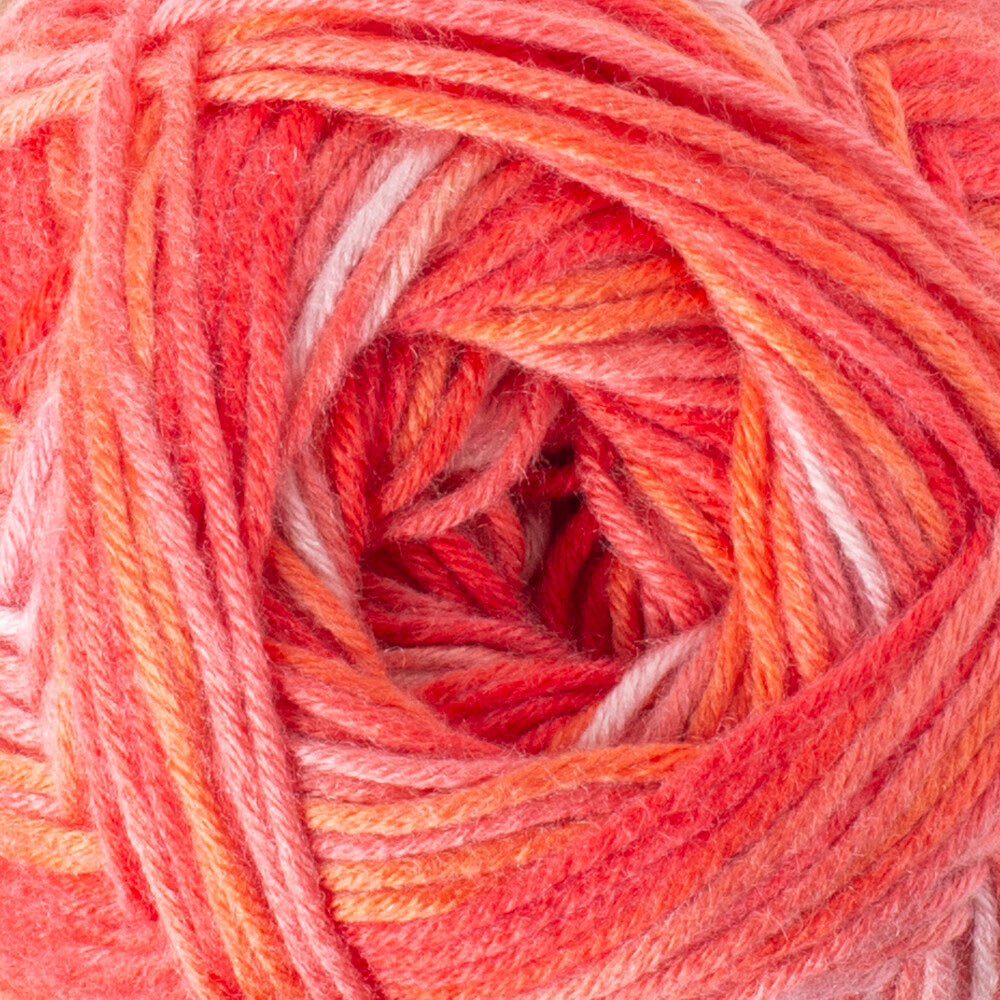 Himalaya Mercan Batik Knitting Yarn, Variegated- 59535