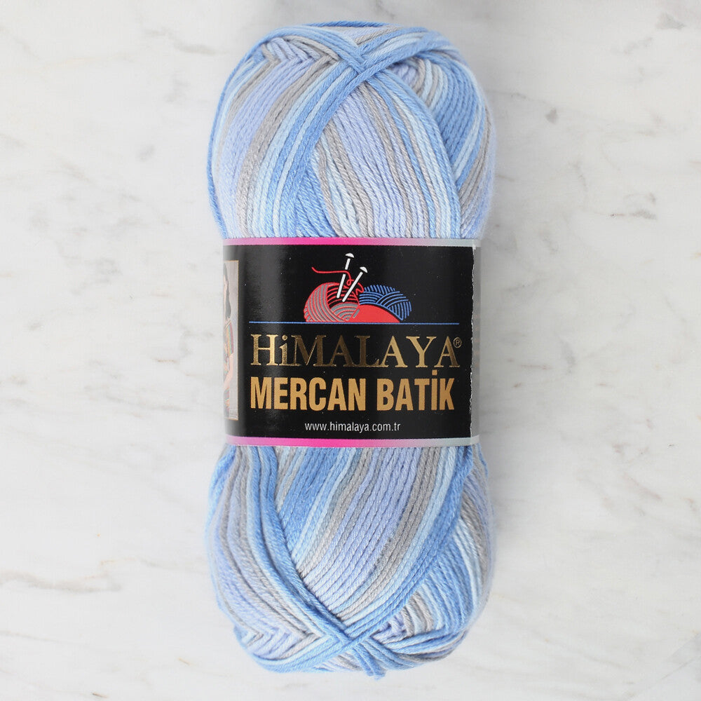 Himalaya Mercan Batik Knitting Yarn, Variegated - 59533