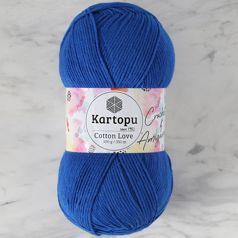 Kartopu Cotton Love Yarn, Saxe Blue - K621