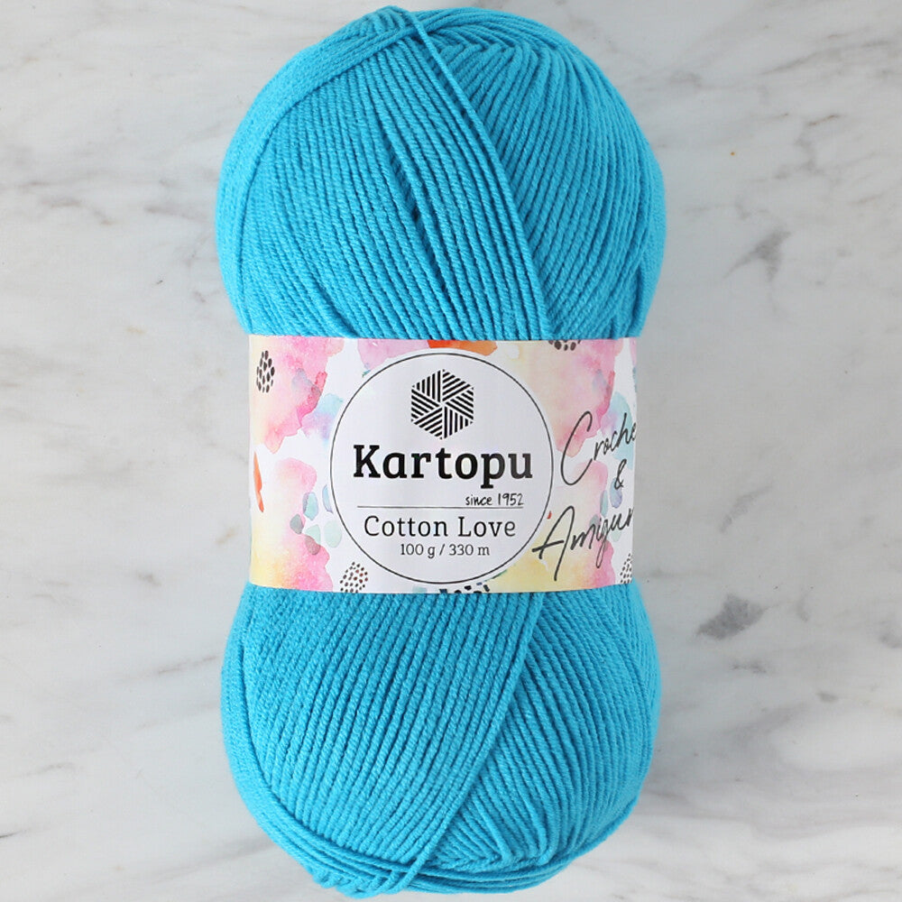 Kartopu Cotton Love Yarn, Blue - K512