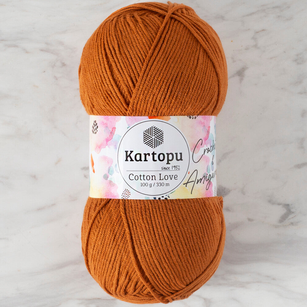 Kartopu Cotton Love Yarn, Cinnamon - K1834